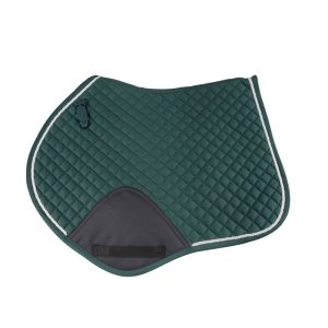 Premium Quilted Jump Saddle Pad Green