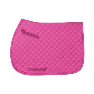 Premium Quilted Dressage Saddle Pad  Pink
