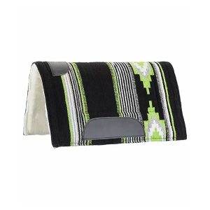 Premium Wool Western Saddle Pad with Fleece Lining
